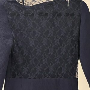 Sandro Lace Back Dress